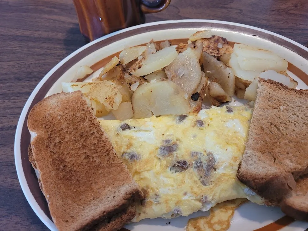 Sausage and Cheese Omelette